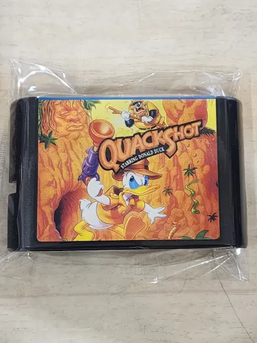 Levo o Pato Donald a uma aventura inesquecível em Quack Shot de mega drive