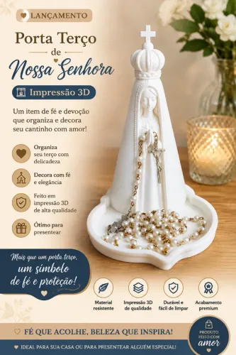 Porta Terço Nossa Senhora