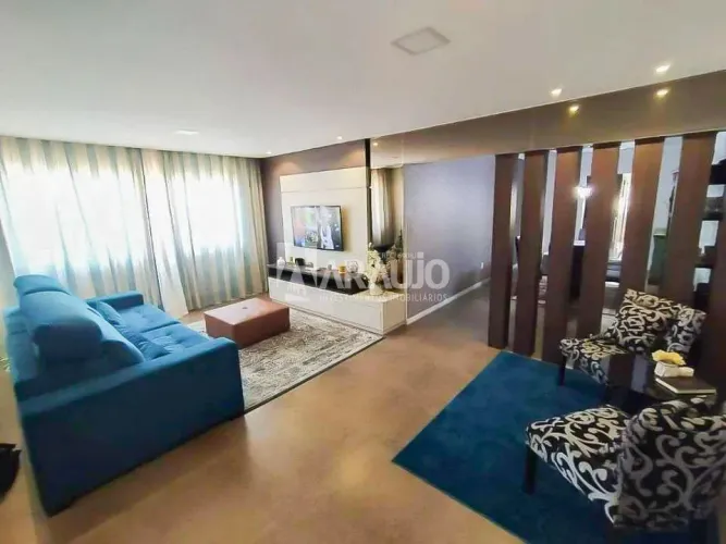 Apartamento semi mobiliado com 1 suíte e 2 dormitórios no Centro de Itajaí
