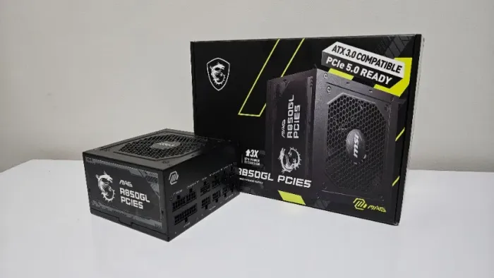 Fonte MSI MAG A850GL PCIE5 850W 80 Plus Gold Full Modular - ATX 3.0