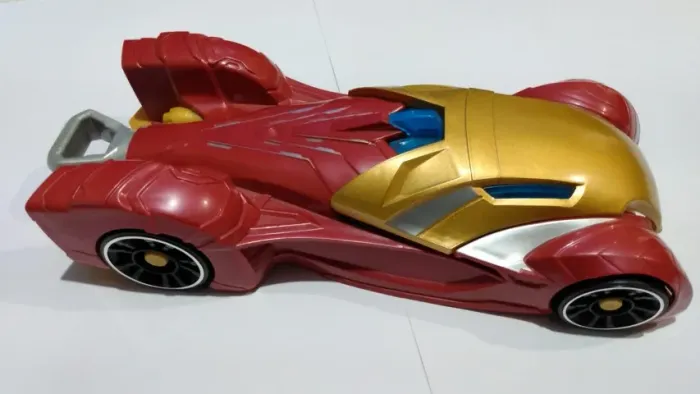 Carrinho Hot Wheels Marvel Iron Man Repulsor Blast Launcher Homem de ferro.