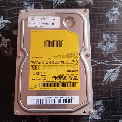 Hd 320GB de pc funcionando perfeitamente