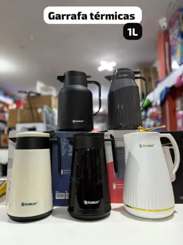?Garrafa Térmica 1L Premium Luxo Café Chá?