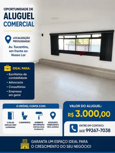 Sala comercial para alugar 