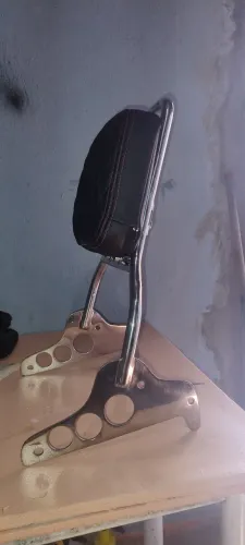 Sissy bar. Harley Davidson FAT boy