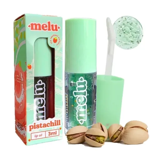 Lip Oil Pistachill Lançamento Melu By Ruby Rose