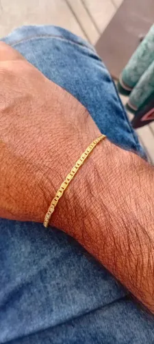 Pulseira foleado a ouro18k