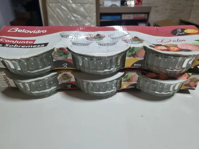 Conjunto de sobremesa 6 taças