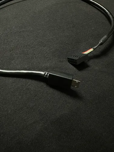 Cabo Adaptador USB 2.0 Interno 9 Pinos para Micro USB