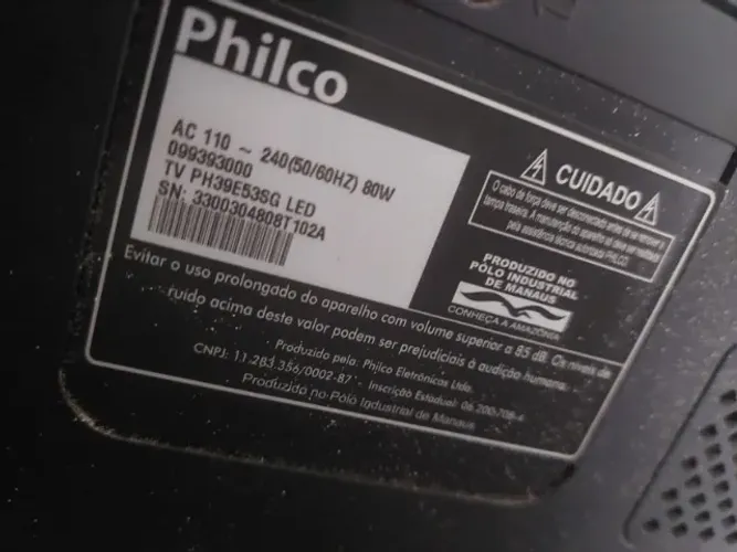 TV LED Philco ph39e53sg - 39 Polegadas