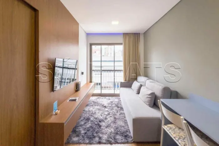 Studio Next One Itaim, apartamento disponível para locação com 27m², 1 dormitório