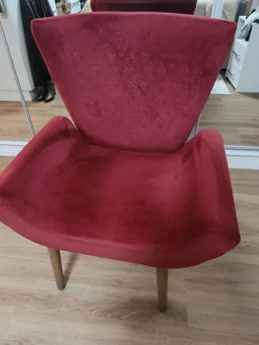 Poltrona decorativa.