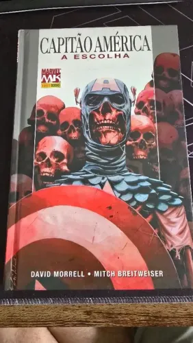 Livro Marvel - Capitão América A Escolha SEM USO