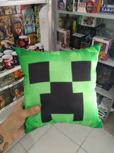 Almofada Creeper MineCraft - NerdDog Store - Games Stream Mobile