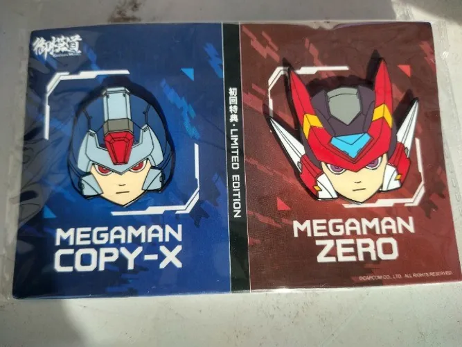 Megaman Zero & Megaman Copy X Eastern Broche Edição Limitada