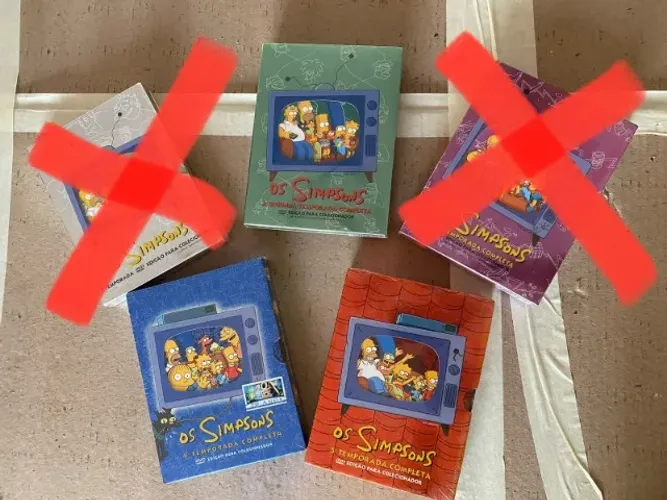 Box Dvd Simpsons - Temporada 2, 4 E 5 - Todas Lacradas