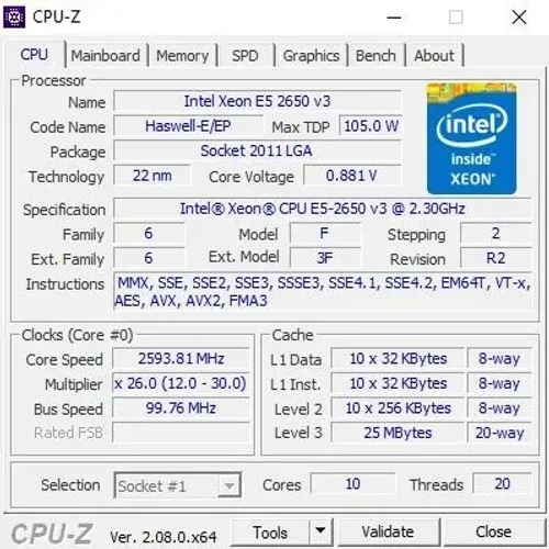 Kit Xeon x99, placa mãe pr9, 2650v3 3.0ghz 20 núcleos, 8Gb. Nova na caixa!