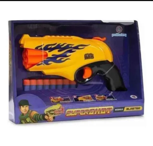 Pistola De Brinquedo Super Shot Blaster - Aventura E Diversão!