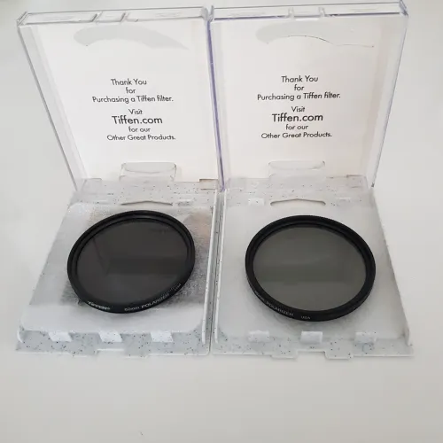 Filtro Polarizador Tiffen 62mm - Novo (2  filtros )