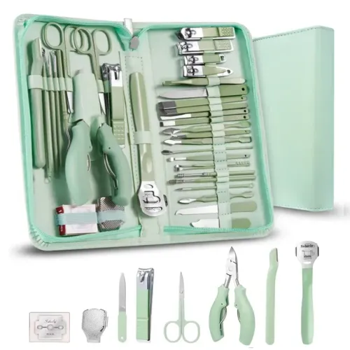 Kit Manicure Aço Inoxidável Professional 35 Peças