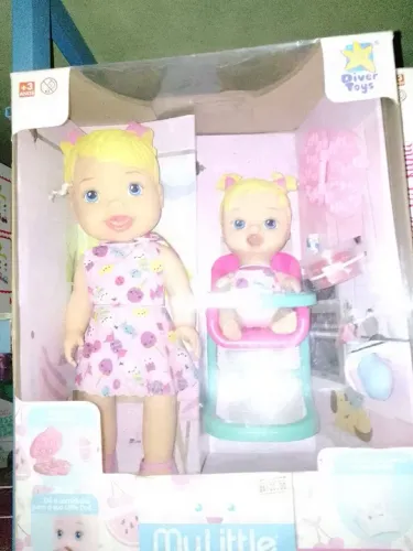 Boneca Bebê com Acessórios - Diver Toys