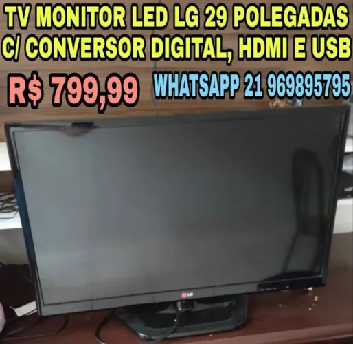 TV monitor Led 29 polegadas com conversor digital