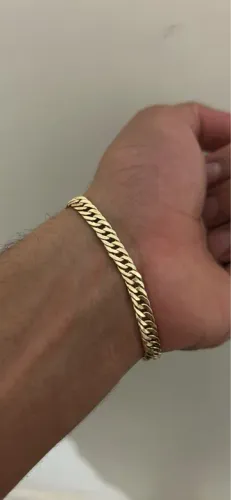 Pulseira 15G Ocada Ouro 18k - Nova - 20cm -
