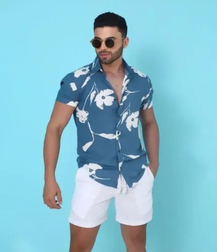 Camisa Estampada de Viscose - Atacado e Varejo