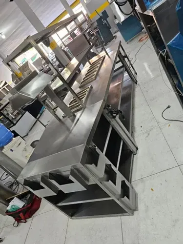 Bancada inox-Linha de montagem para hamburgueria, pizzaria