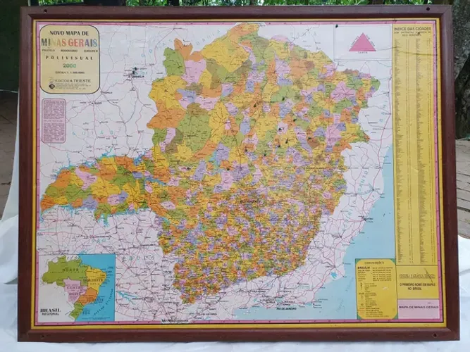 Quadro Mapa de MG