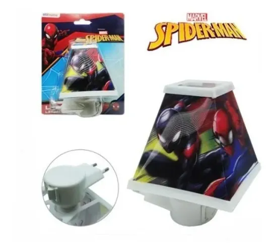 Abajur De Tomada Led Homem Aranha Bivolt