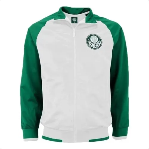 Conjunto Jaqueta e calça do Palmeiras - Branca e Verde