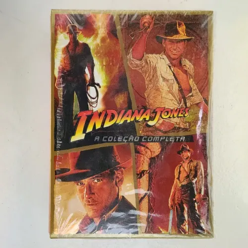 Dvd Filmes Indiana Jones - A Coleção Completa - 4 Filmes