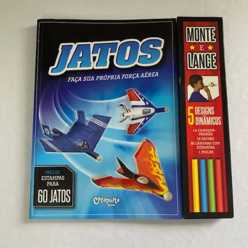 Livro Jatos Faça Sua Própria Força Aérea Avião de Papel