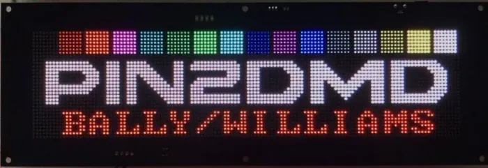 Display colorido pinball