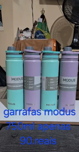 Garrafas Térmicas Modus 750 ml - Novas! Apenas 90.reais