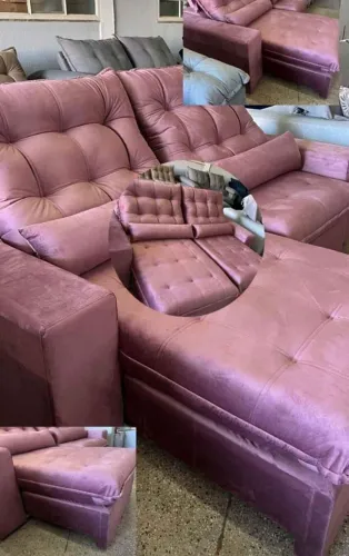 Sofá de retratil moderno, luxo. Master confort,  pilow premium