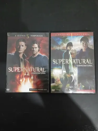 DVD Box Original Supernatural 1 temporada e a 5