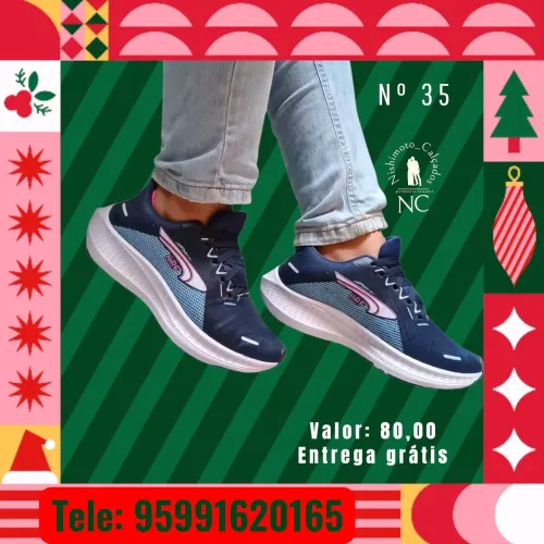 Tênis feminino n° 35 entrega grátis