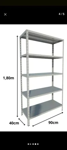 Estante prateleira em aço 1,80x0,90 
