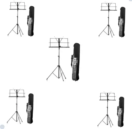 Kit 5 Suporte Estante Partitura Musical Maestro Dobrável
