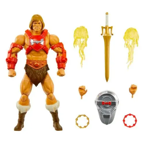 he-man thunder punch masterverse new eternia motu origins heman punho trovão skeletor