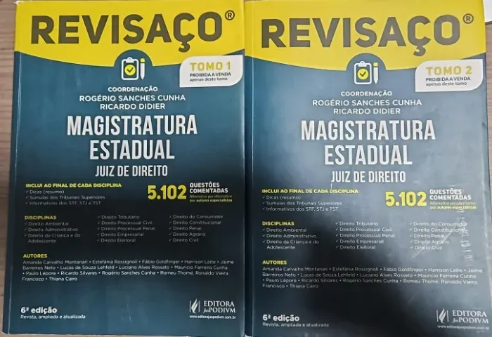 Livro Revisaço Magistratura Estadual - Juíz de Direito - 6ª Edição 2018