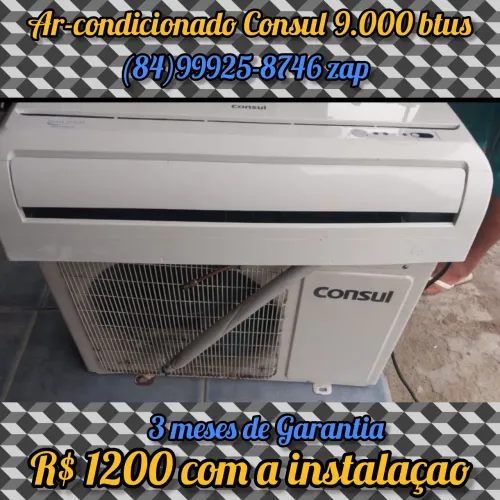Ar-condicionado Consul 9.000 BTUs - Instalação Inclusa