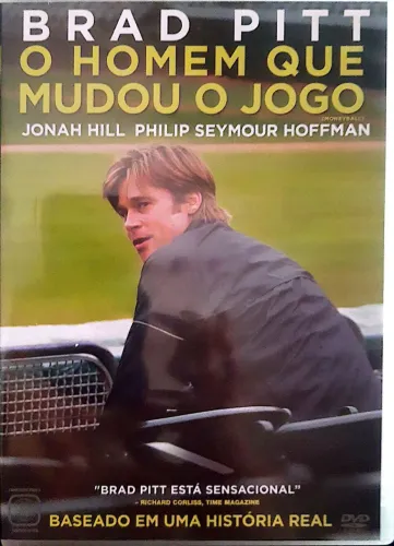 DVD O Homem Que Mudou o Jogo - Brad Pitt