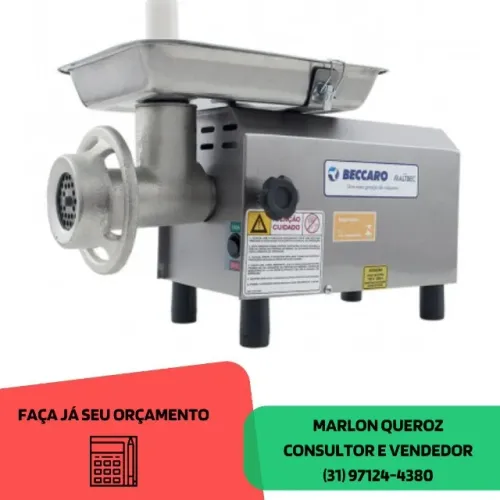 Picador de Carne Beccaro boca 8 Bivolt PBM08I
