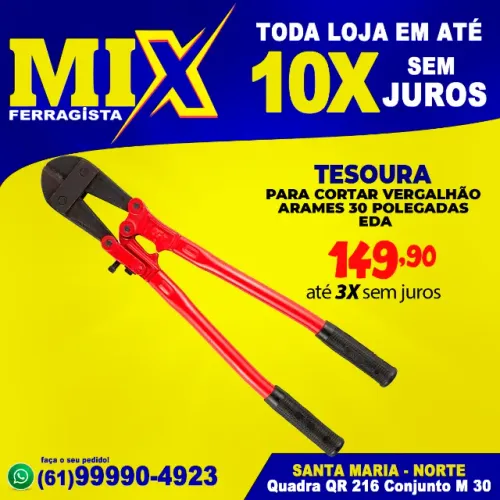 Tesoura Para Cortar Vegalhão 30 Polegadas EDA