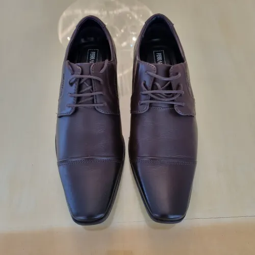 Sapato Social Ferracini Marrom - Elegância e Conforto