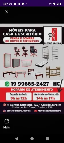 Limeira brechó vende compra moveis