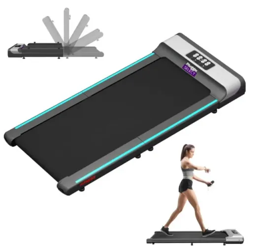 Esteira Elétrica Portátil Dobrável Ergométrica Fitness 220V - Pluggei Select